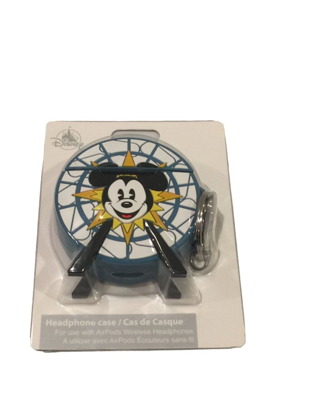 Disney Parks Mickey Mouse Ferris Wheel Headphone Case Keyring